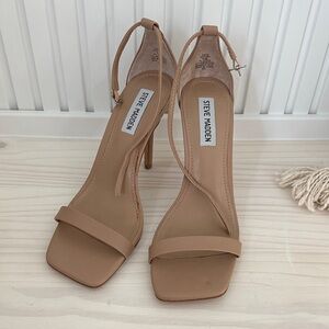 Steve Madden Nude Strappy Heels